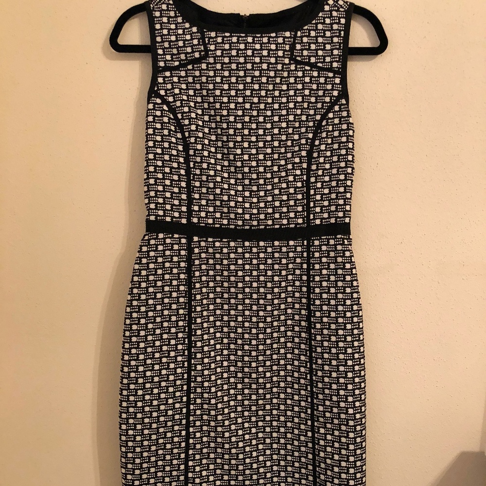 Laundry - Black and White Dress - Mid length
